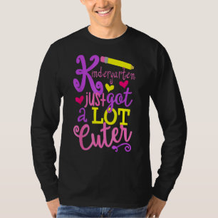 Camiseta O Jardim De Infância Acabou De Ficar Muito Mais Cu