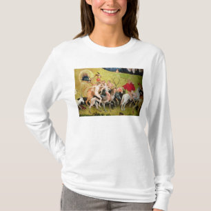 Camiseta O jardim de prazeres terrestres: Alegoria de