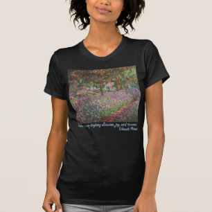 Camiseta O Jardim do Artista em Giverny por Claude Monet
