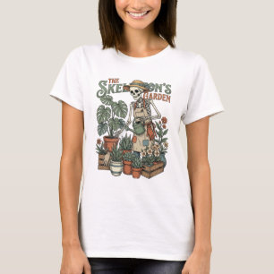 Camiseta O Jardim do Esqueleto Jardim Botânico Vintage