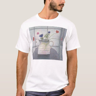 Camiseta O jarro 2008 das anêmonas e das papoilas floresce
