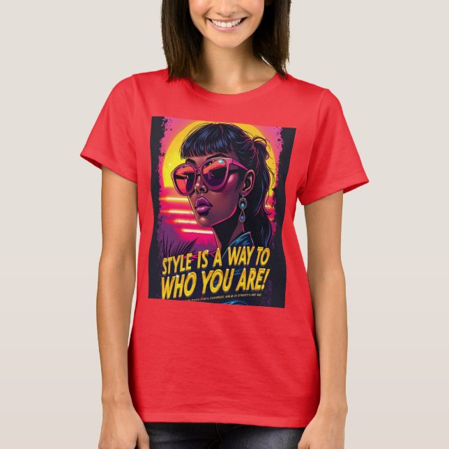 Camiseta O jeito de quem você é - capacitando os dados de a (Frente)