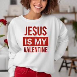 Camiseta O Jesus Vermelho e Branco é o meu cristão Namorado