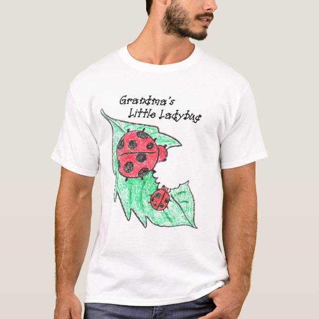 Camiseta O joaninha pequeno da avó (Frente)