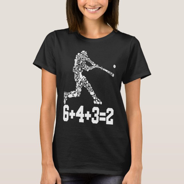 Camiseta O Jogador Baseball Pitcher 6+4+32 Dupla Chave (Frente)
