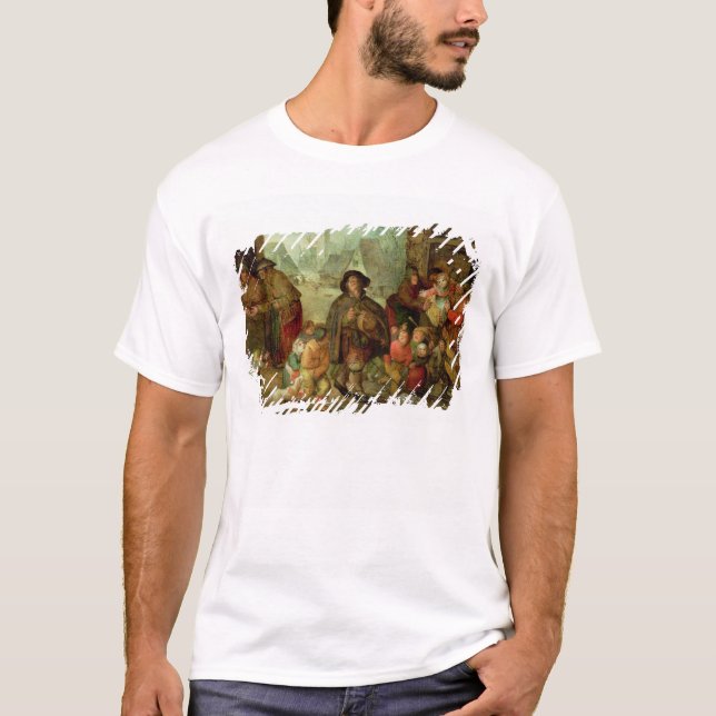 Camiseta O jogador cego de Hurdy Gurdy (Frente)