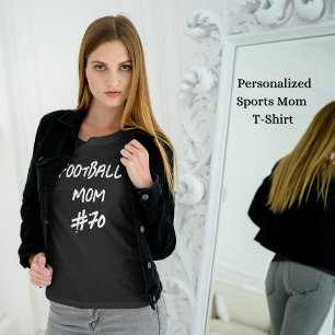 Camiseta O jogador de futebol legal preto e branco