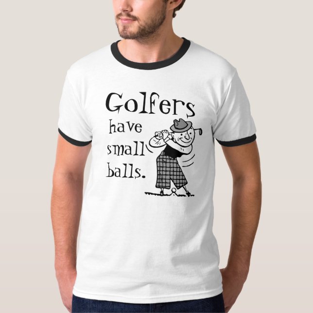 Camiseta O jogador de golfe (Frente)