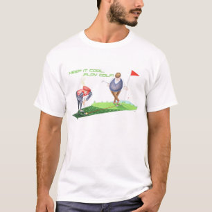 Camiseta O jogador de golfe louco