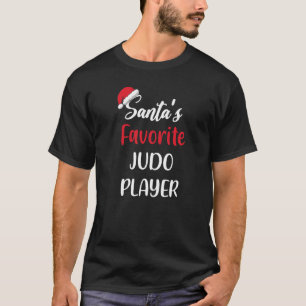 Camiseta O Jogador de Judô Favorito do Papai Noel Judô de