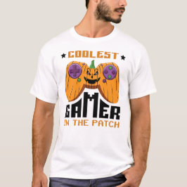 Camiseta O Jogador Mais Legal No Patch Halloween Dift