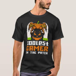 Camiseta O Jogador Mais Legal No Patch Halloween Dift