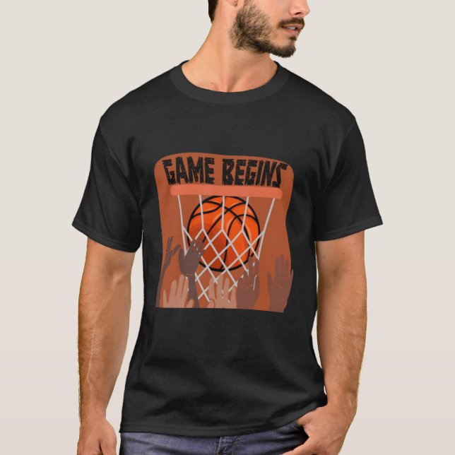 Camiseta o jogo começa (Frente)