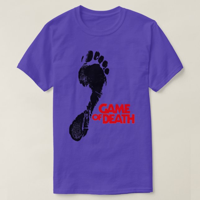 Camiseta O jogo da pegada de morte (Frente do Design)