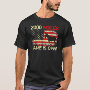 Camiseta O Jogo De 2000 Mules Acabou Com As Eleições Honest
