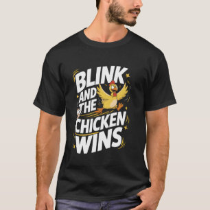 Camiseta O Jogo De Frango Pisca E O Frango Ganha