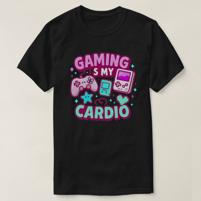 Camiseta O jogo é o meu cardio (Frente do Design)