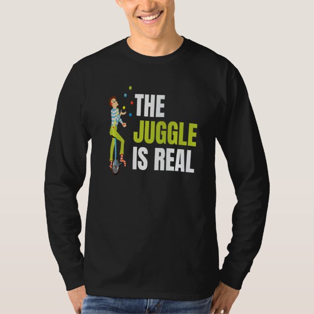 Camiseta O Jogo É Real Para Todos Os Entusiastas Do Circo (Frente)