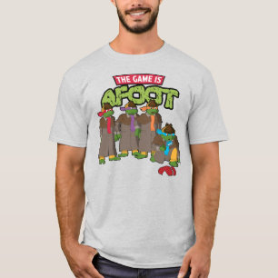 Camiseta O Jogo Está Em Andamento: Tartarugas Ninja Detetiv