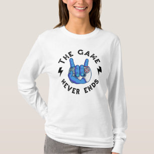 Camiseta O jogo nunca acaba