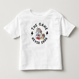 Camiseta O Jogo nunca acaba para Unicórnios