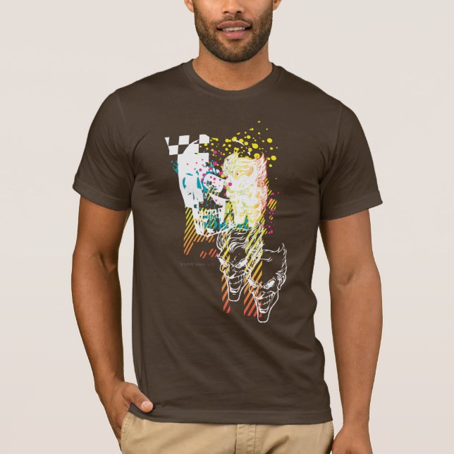 Camiseta O Joker Neon Montage (Frente)
