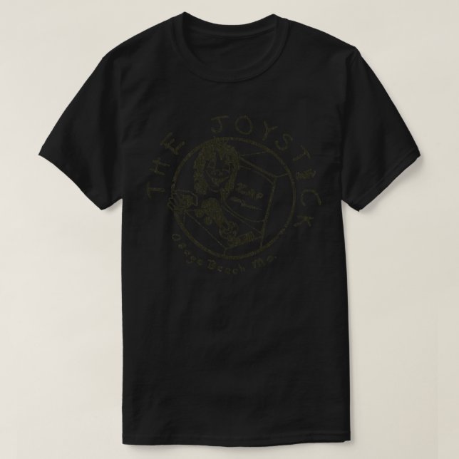 Camiseta O Joystick Arcade 1986 (Frente do Design)