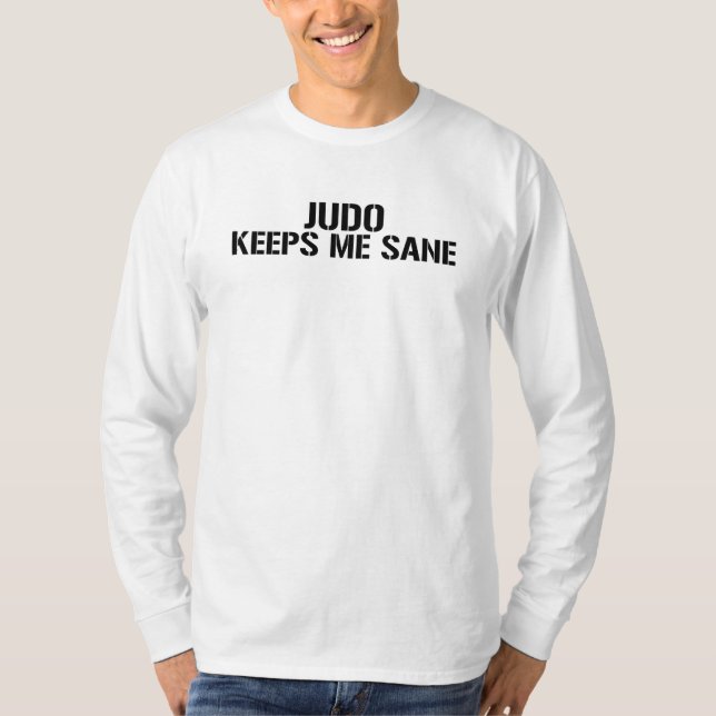 Camiseta O judo mantem-me são (Frente)