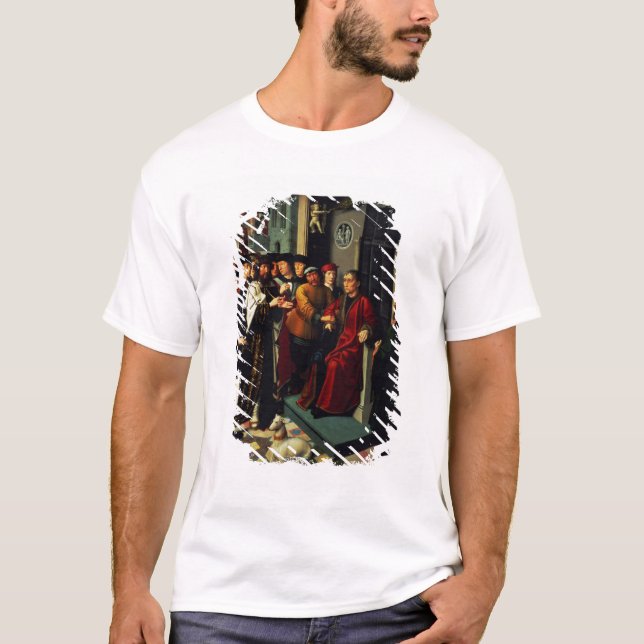 Camiseta O julgamento de Cambyses, 1498 (Frente)