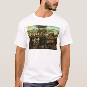 Camiseta O julgamento de Paris e da guerra Trojan, 1540