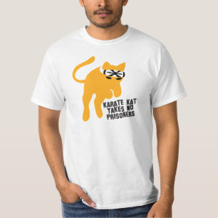 Camiseta O karaté KAT (gato) não toma nenhum prisioneiro