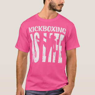 Camiseta O Kickboxing É A Luta Contra As Artes Marciais Da 