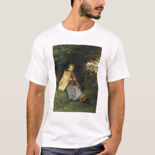 Camiseta O Knitter ou, o Shepherdess assentado, 1858-60