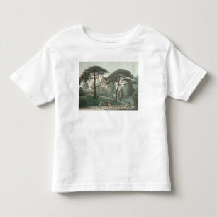 Camiseta O labirinto ou o Belvedere do DES de Jardin