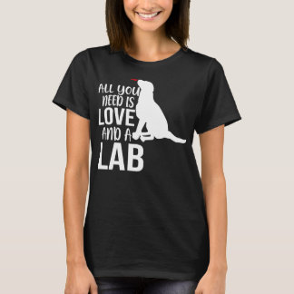 Camiseta O Laboratório Amarelo Que Você Precisa É De Amor E