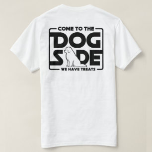 Camiseta O Lado do Cachorro (logotipo preto)