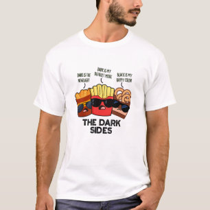 Camiseta O Lado Negro Engraçado, Comida Rápida
