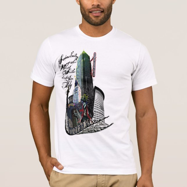 Camiseta O lado oeste pensa que eu sou mosca (Frente)