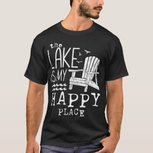 Camiseta O Lago É Meu Lugar Feliz