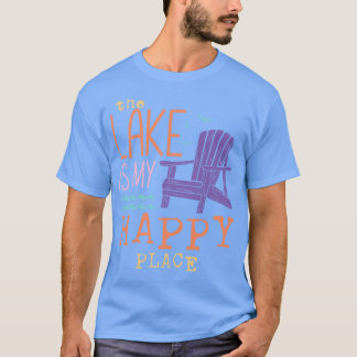Camiseta O lago é o meu lugar feliz