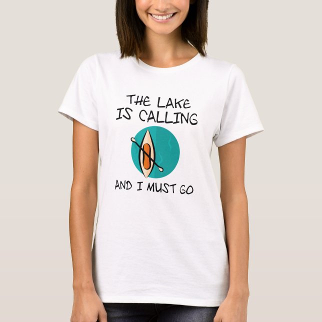 Camiseta O Lago Está Chamando (Frente)