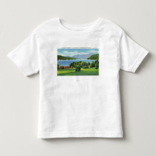 Camiseta O lago Whiteface Mt na distância