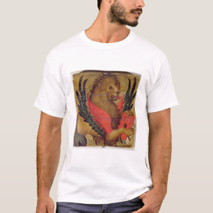 Camiseta O leão de St Mark (óleo no painel)