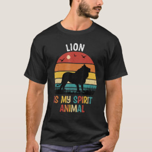 Camiseta O Leão É O Meu Leão De Animais Espiritório