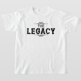 Camiseta O Legado Dia dos Pais Unisex Kids Branco