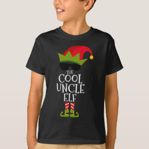 Camiseta O Legal Tio Elf Matching Family Group Gift Chri