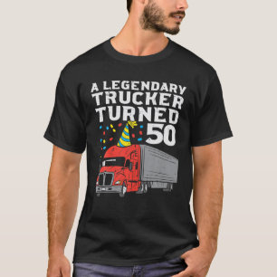 Camiseta O Legendário Caminhoneiro Transformou 50 50º Camin