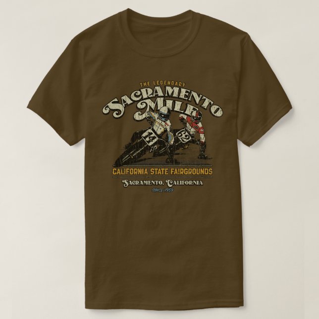 Camiseta O Legendário Sacramento Mile 1959 (Frente do Design)
