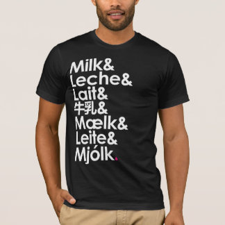 Camiseta O Leite É Nossa Língua De Amor