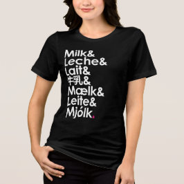 Camiseta O Leite é Nossa Linguagem de Amor